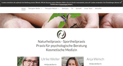 Desktop Screenshot of naturheilpraxis-weller-welsch.de